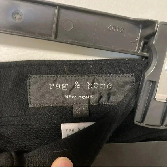 NWT rag & bone leather insert black jeggings pants - Picture 8 of 9